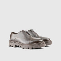 Chunky Sole Oxfords Brown 3308 Oxfords | familyshoecentre