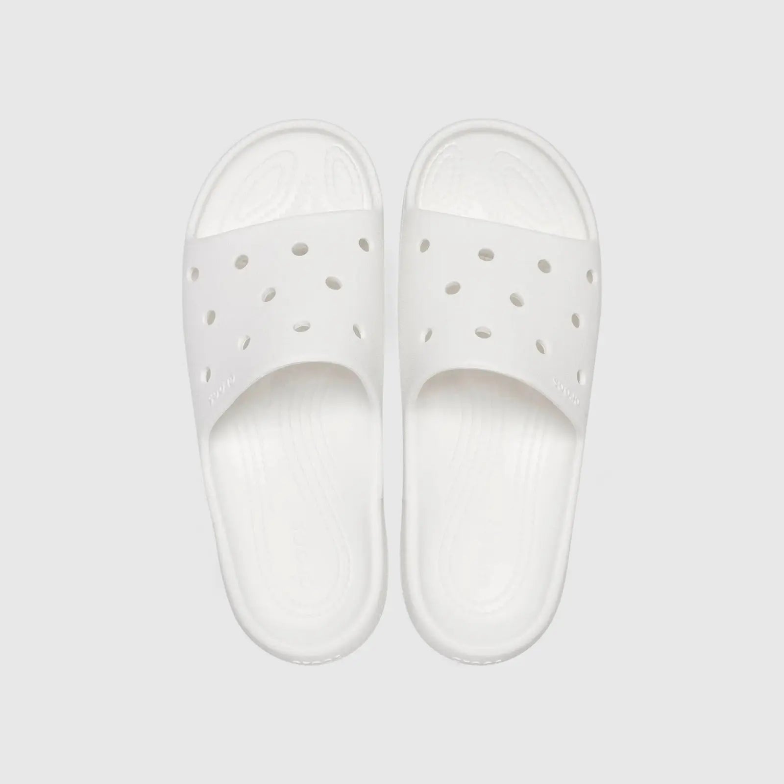 Classic Slide v2 White 209401-100 Slides | familyshoecentre