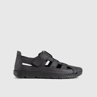 Comfort Sandals 737313 Black Slip-ons | familyshoecentre