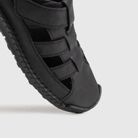 Comfort Sandals 737313 Black Slip-ons | familyshoecentre