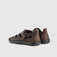 Comfort Sandals 737313 Brown Slip-ons | familyshoecentre