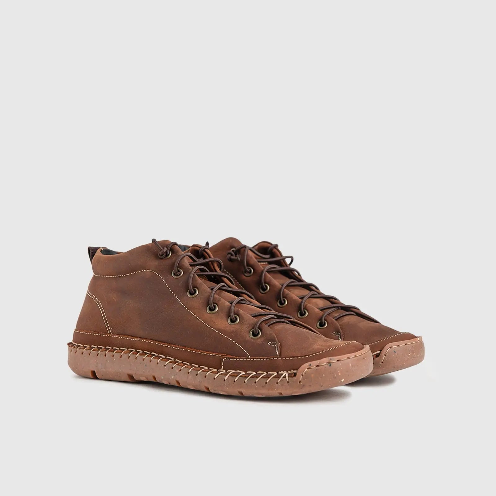 Comfort Sneaker Boot 737330 Brown Boots | familyshoecentre