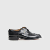 Crockett and Jones - 12341 Black Leather Oxfords | familyshoecentre