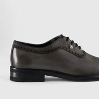 Crockett and Jones Amadeo Grey Oxfords | familyshoecentre