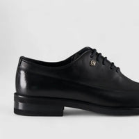 Crockett and Jones Frederico Black Oxfords | familyshoecentre