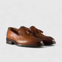 Crockett and Jones Giuseppe Tan Loafers | familyshoecentre