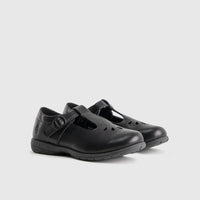 Crown Girls Youths T-Strap School Shoe school shoes | familyshoecentre