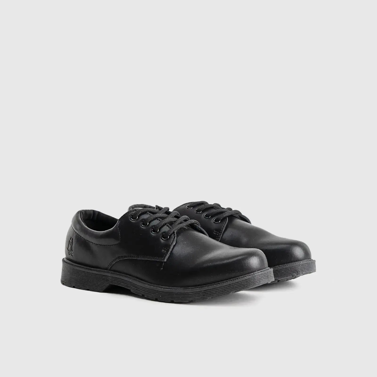 Curtis Kids Lace Up School Shoe Black school shoes | familyshoecentre