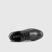 Curtis Kids Lace Up School Shoe Black school shoes | familyshoecentre