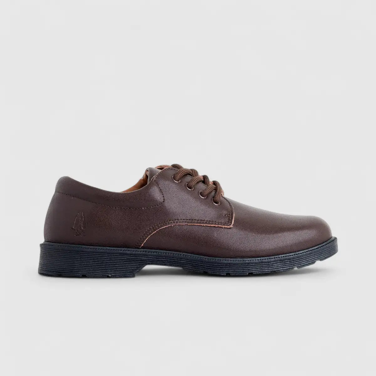 Curtis Youths And Men's (UK2 TO UK12) Lace Up School Shoe HPM00698 Brown HK4