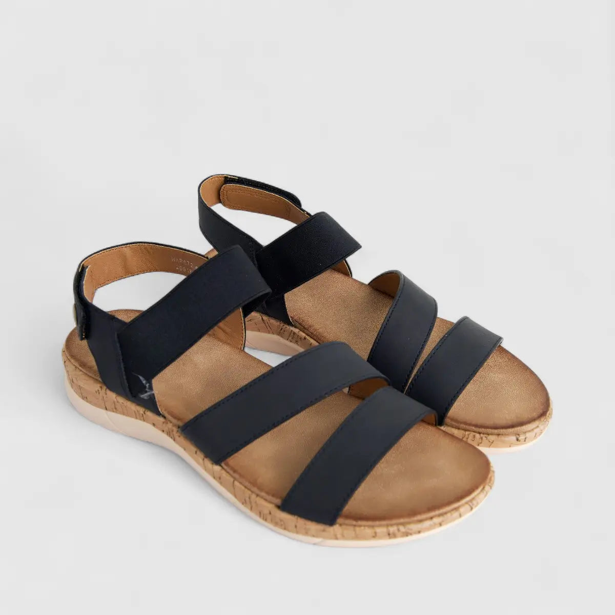 Bulbul Ladies Comfort Sandal Black HAR072