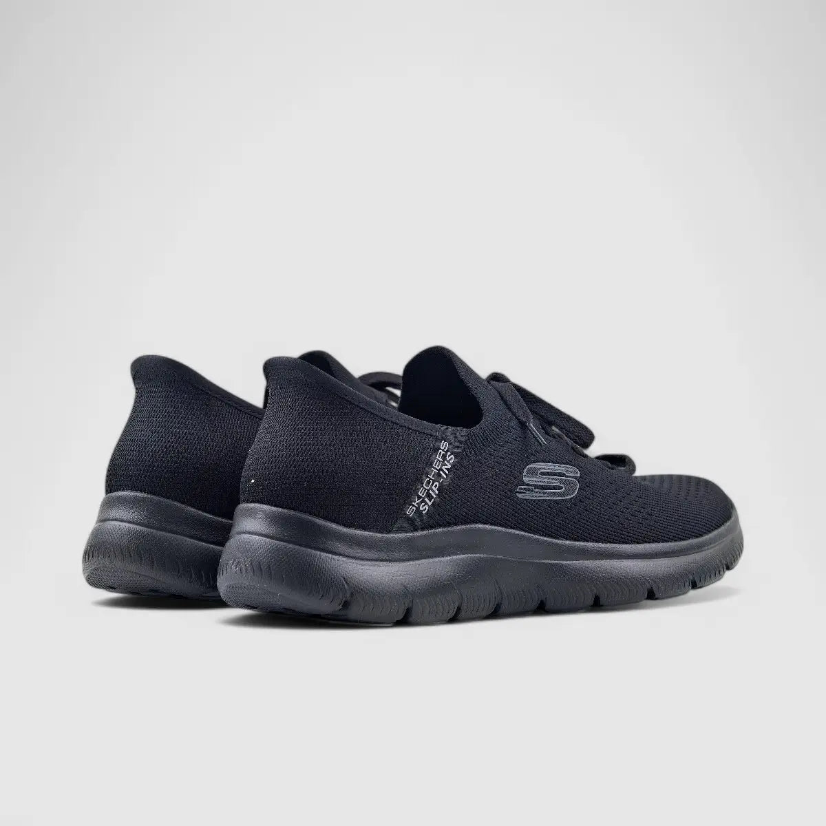 Skechers Mens Summits Black 232439 Sneakers | familyshoecentre