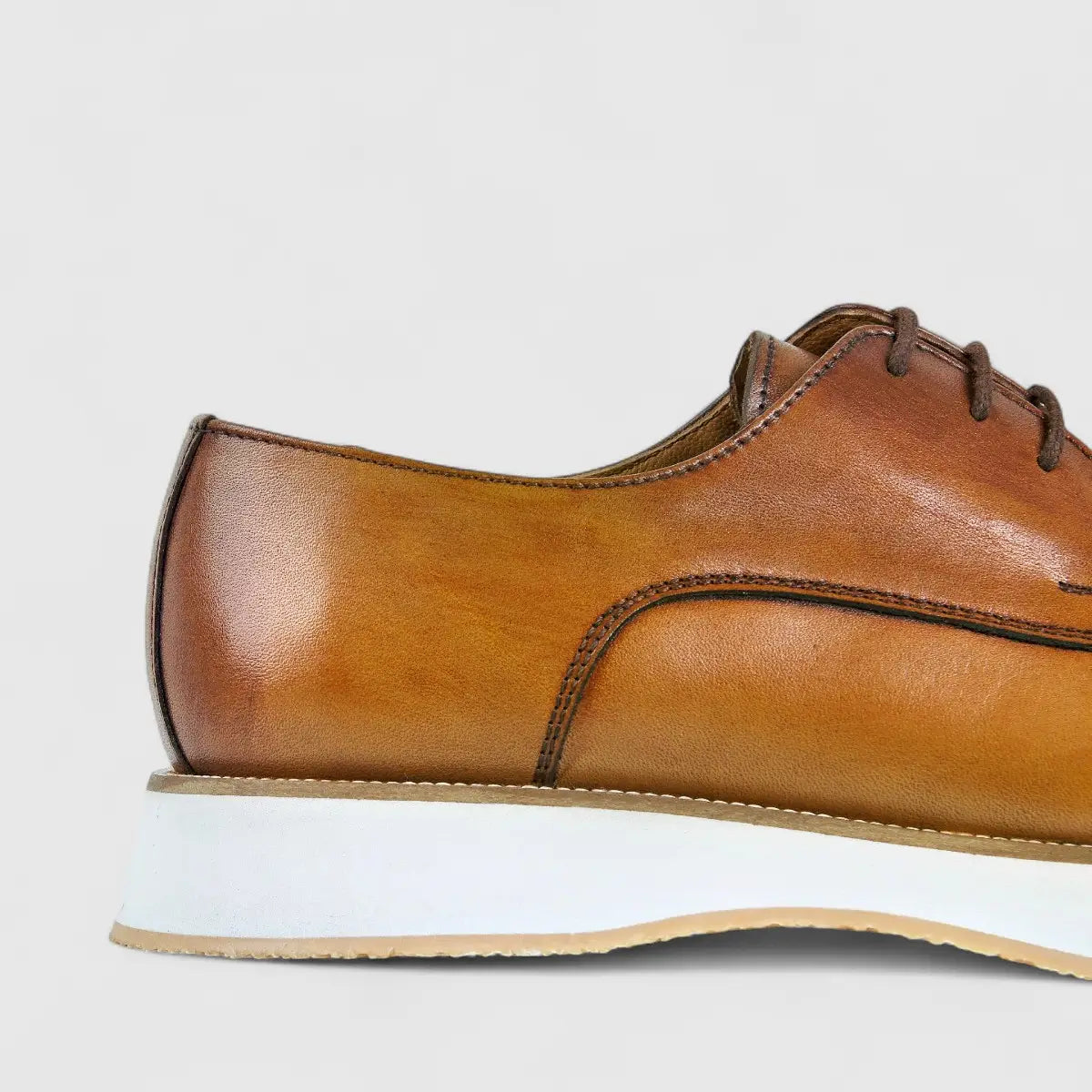 Bulletti Chunky Sole Oxfords Tan 96-267 BC7 Oxfords | familyshoecentre