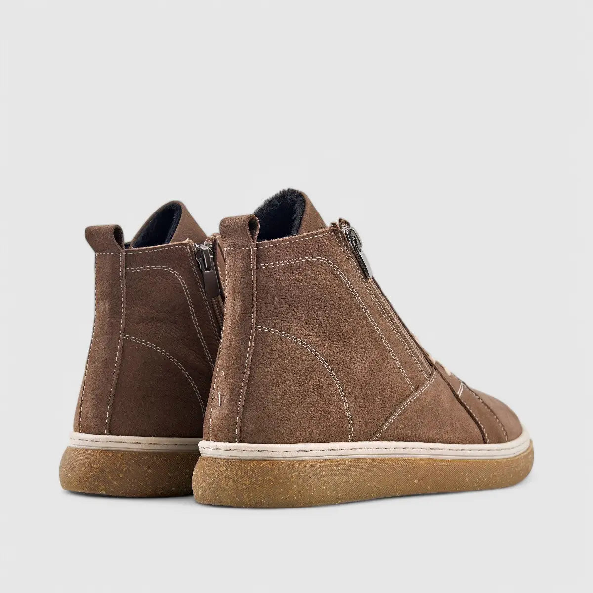 Dimato Leather Casual Boot Olive 003.1211 Boots | familyshoecentre