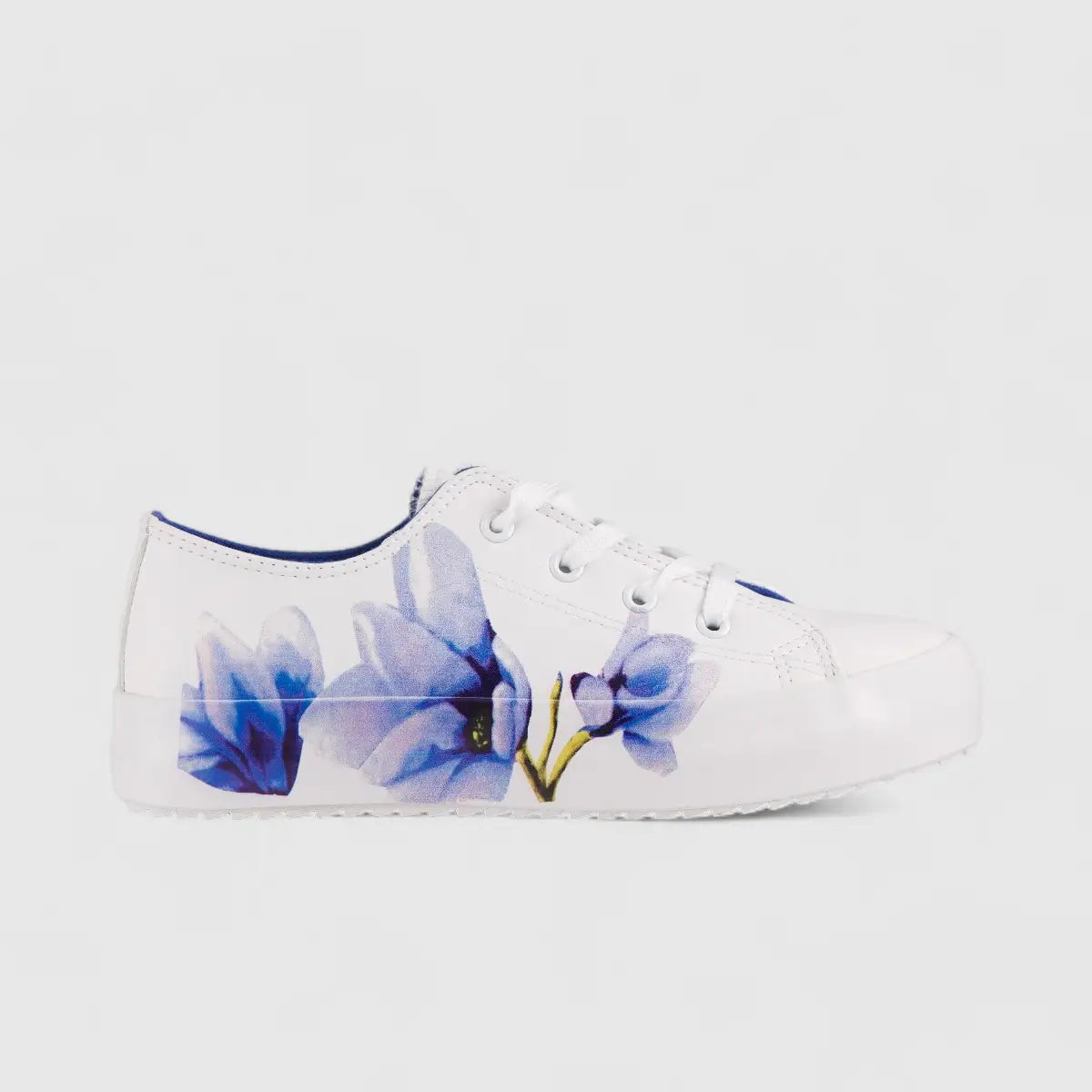 PC Casual Sneaker White Blue 10505 Sneakers | familyshoecentre