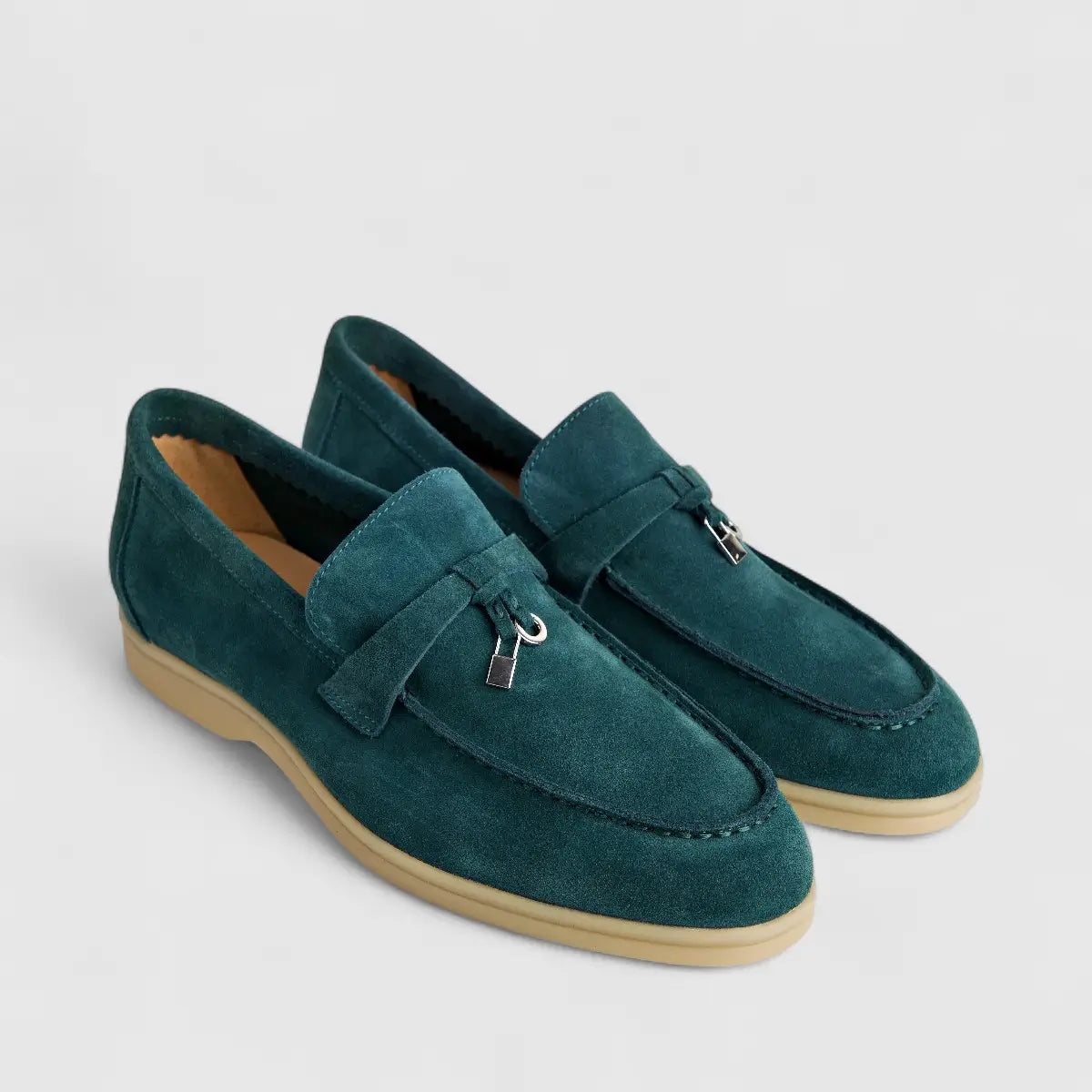 Bulletti Ladies Suede Loafer W2406080 Blue BL3 Loafers | familyshoecentre