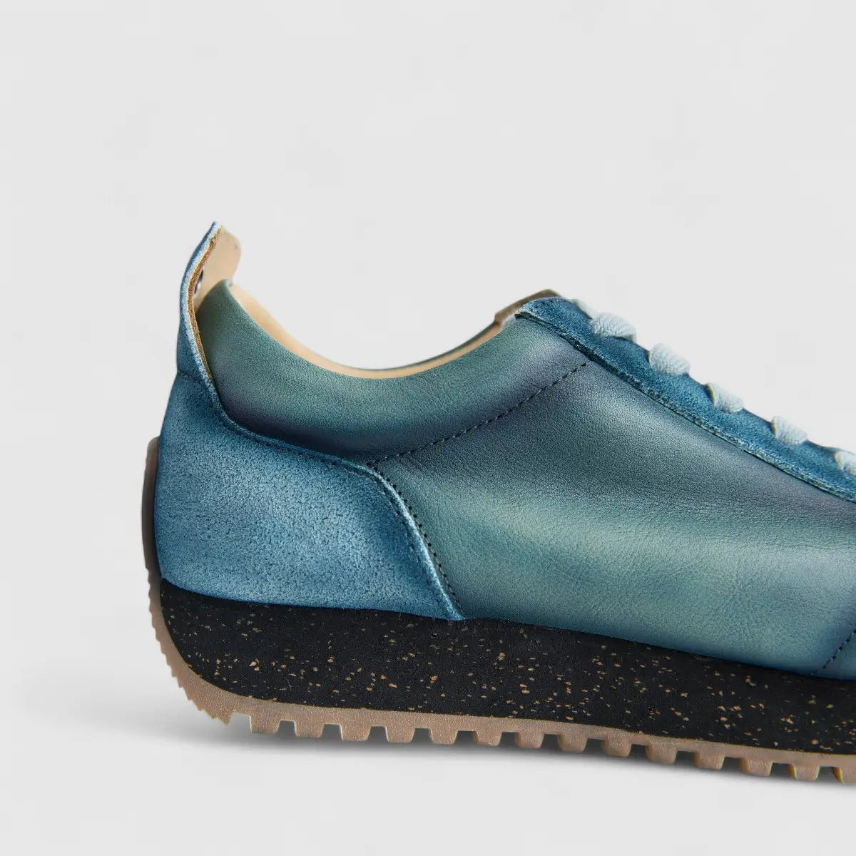 Bulletti Men's Leather Sneaker W2409050  Enzo Blue BK15