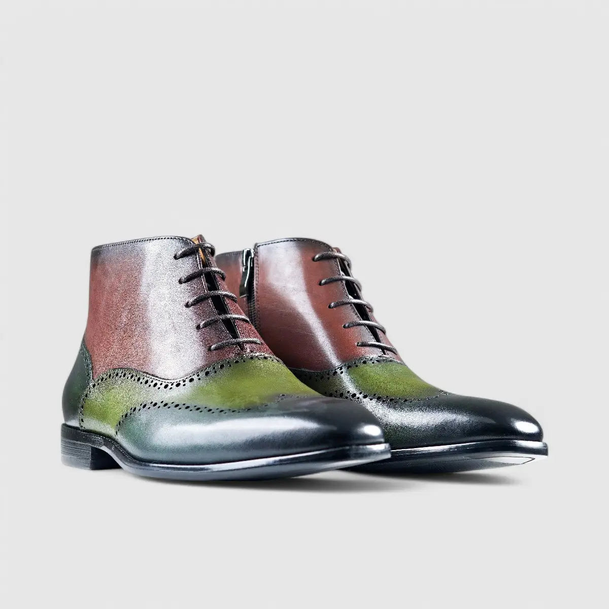 Fabino Dress Ankle Lace Up Boot Multi M3220079 Boots | familyshoecentre