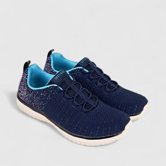 Skechers Ladies Comfort Sneaker 104411 Virtue Navy SW63