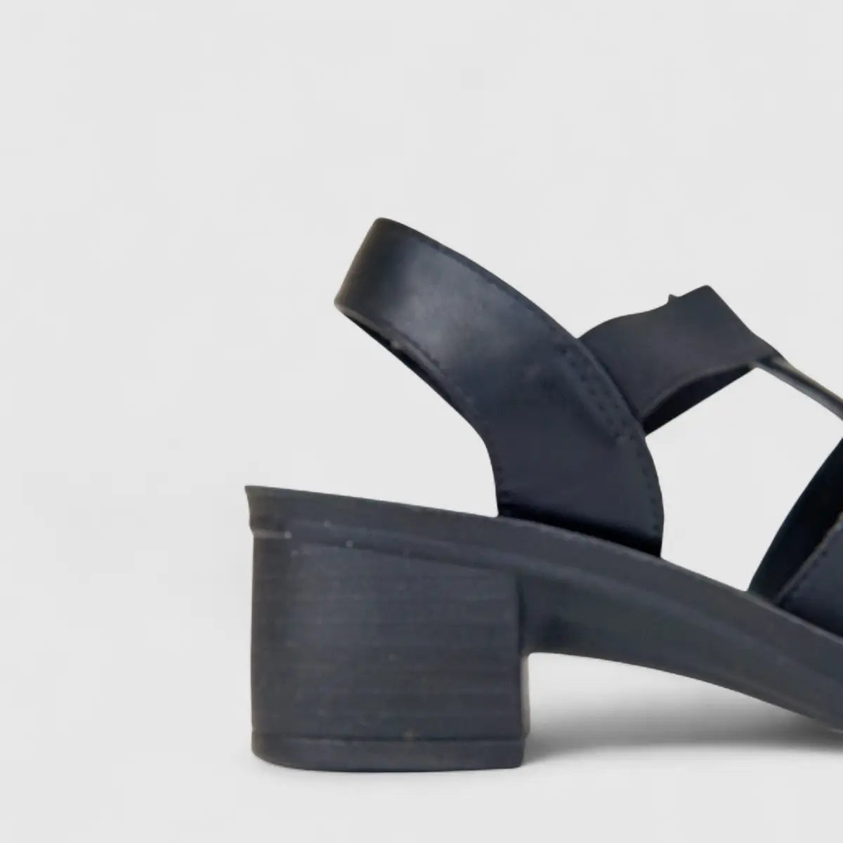 Hush Puppies Soft Style Ladies Block Heel Sandal Devana Mono SSL01559 Black SS367