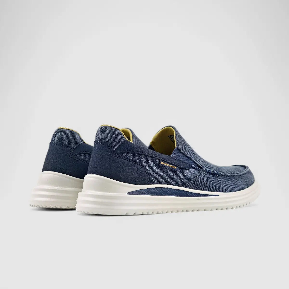 Skechers Mens Proven Navy 204785 Sneakers | familyshoecentre