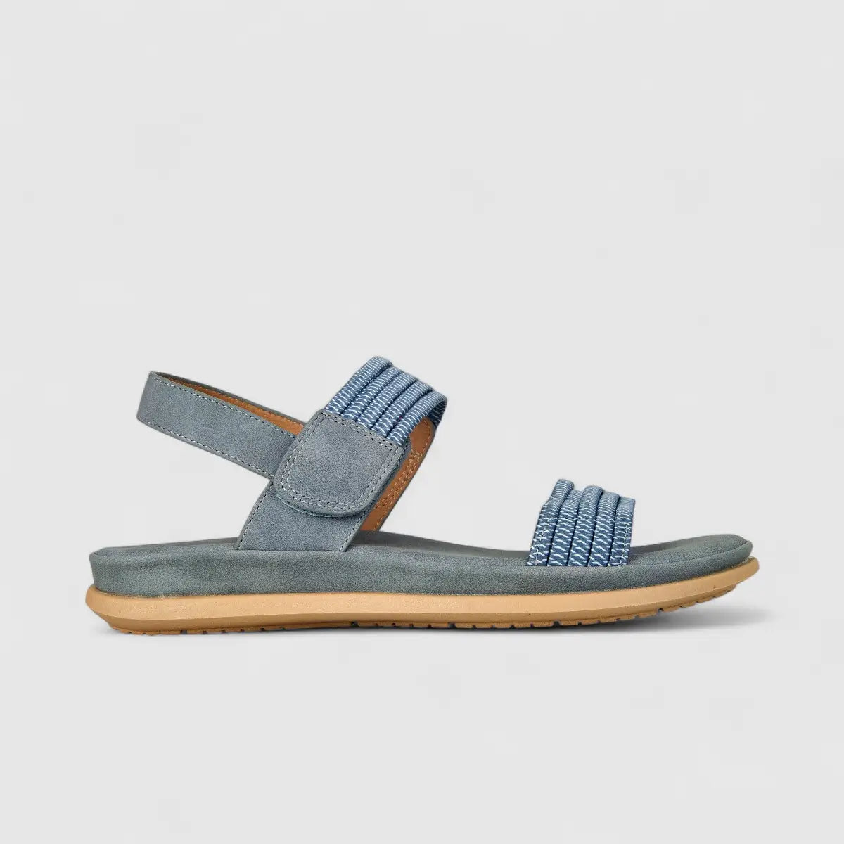 Hush Puppies Soft Style Ladies Comfort Sandal Irene SSL02197 Dusty Blue SS287
