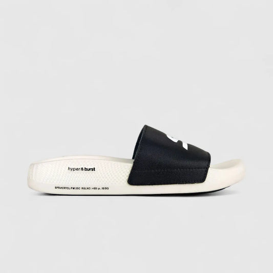 Skechers Ladies Comfort Hyper Slide 130022 Black/White SW65