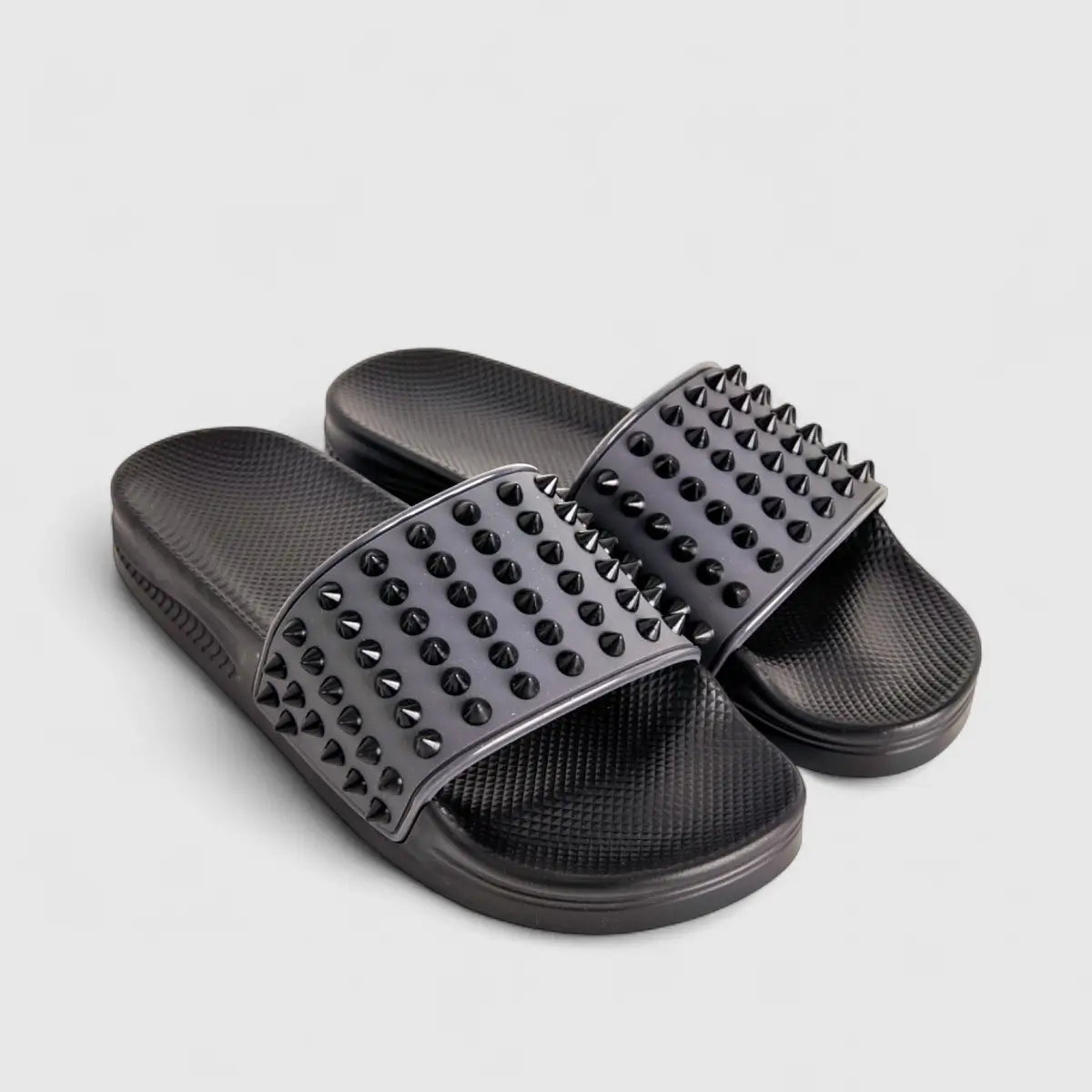 Klevas Men's Slide K7325M Rossi Black/Grey KM18 – familyshoecentre