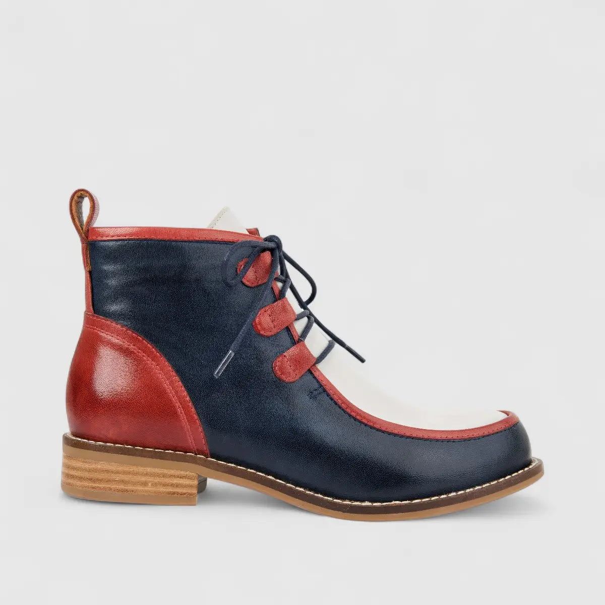 Bulbul Ladies Leather Ankle Boot Multi LSF-13