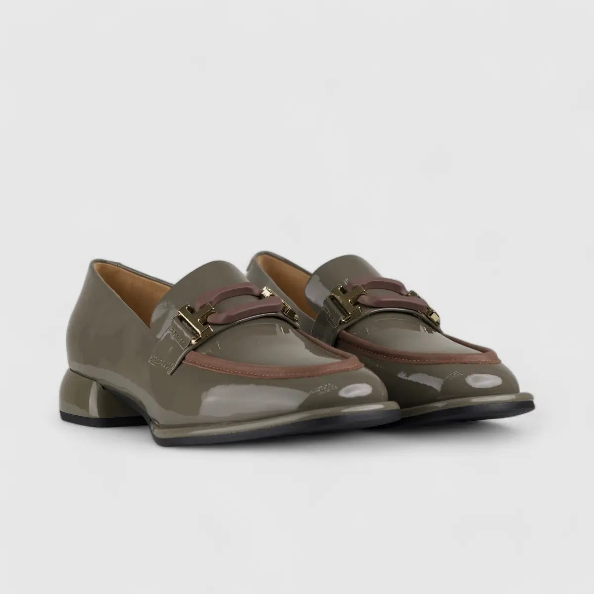 Morbido Ladies Loafers Grey BIL003 Loafers | familyshoecentre