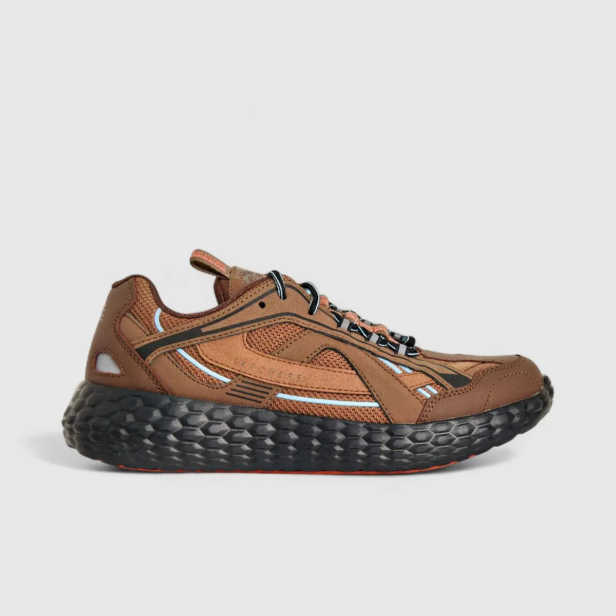 Skechers Men's Comfort Sneaker Monster Emperor 237141 Brown SM122