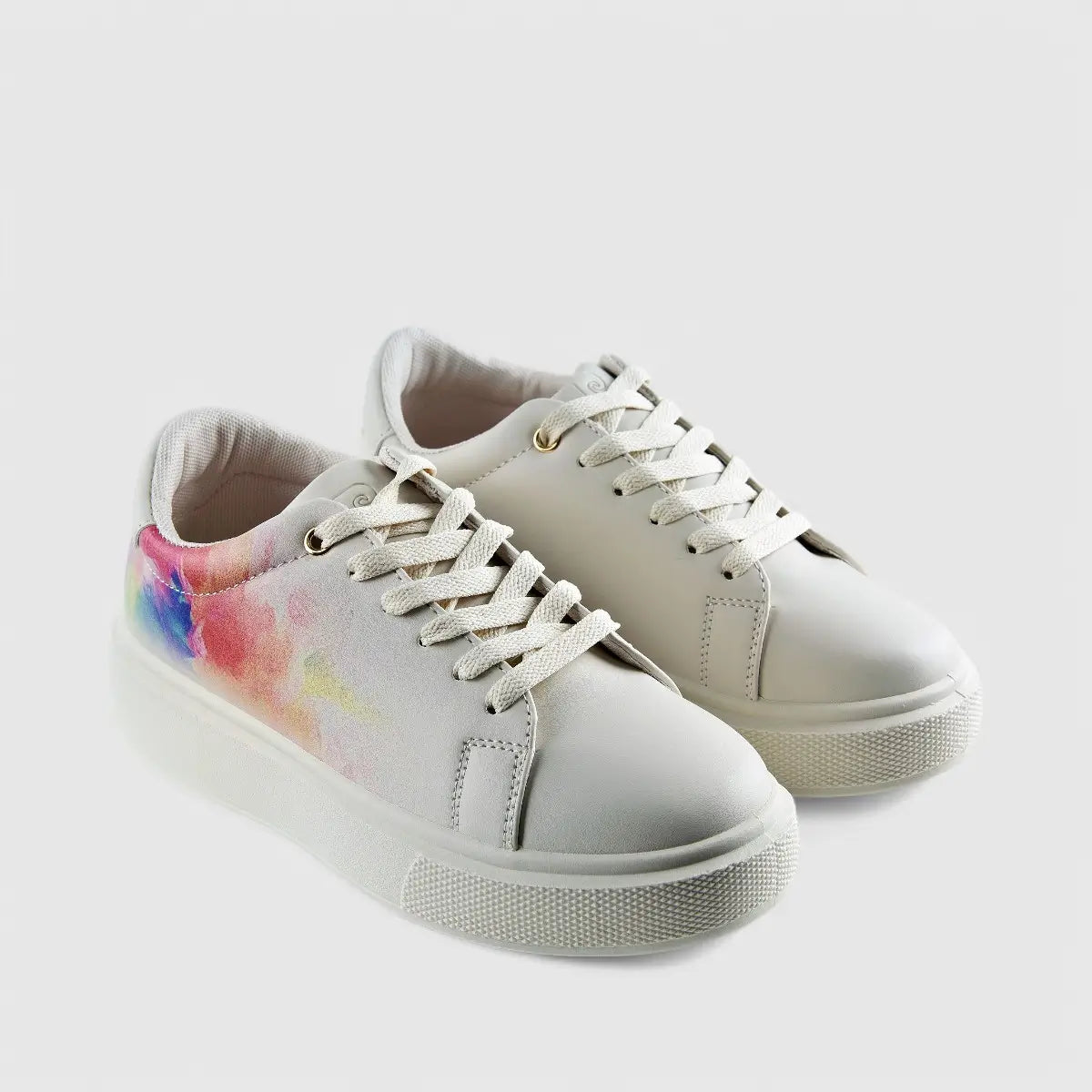 PC Casual Sneaker Beige Multi 10718 PC226 Sneakers | familyshoecentre