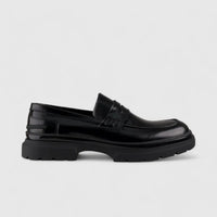 Bulletti Chunky Sole Loafer Black 4804 Oxfords | familyshoecentre