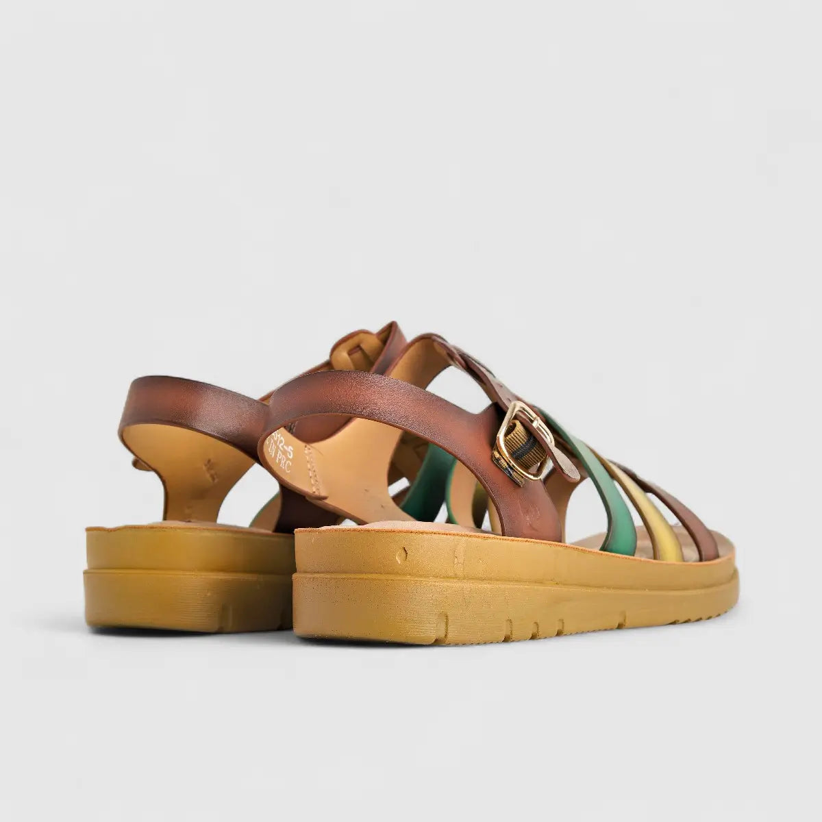 PC Ladies Comfort Sandal PCL10512 Tan Multi PC312
