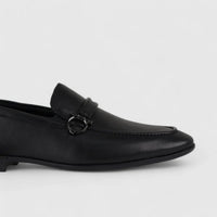 Formales Leather Loafers Black 678A-53 Loafers | familyshoecentre