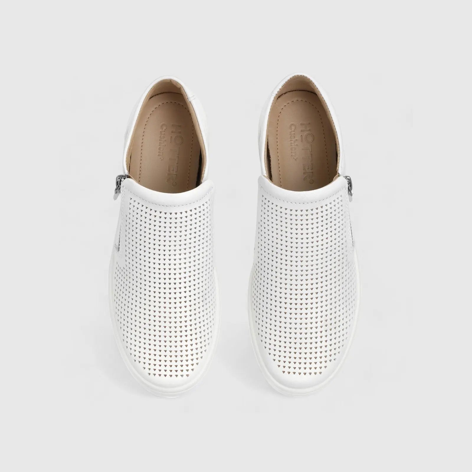 Daisy Comfort Slip On Sneaker White Sneakers | familyshoecentre