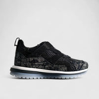 Eternal Ladies Leather Sneaker Black 1703242 Sneakers | familyshoecentre