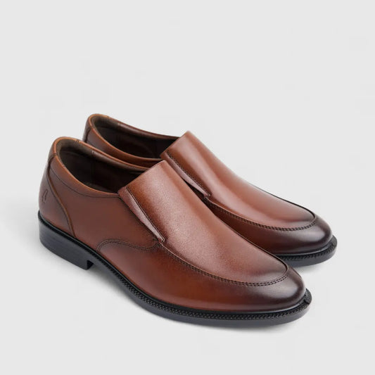 Hush Puppies Men's Slip On HPM01006 Perigrin Dark Tan HP305