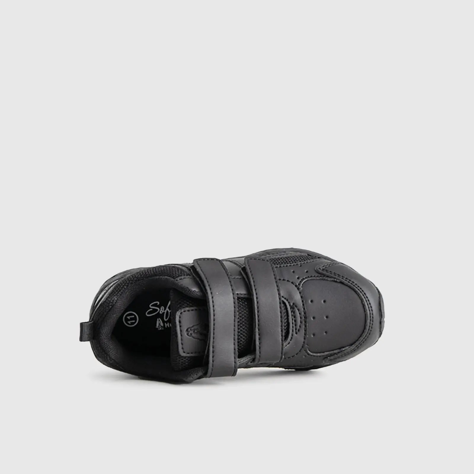 Deuce Kids Velcro  Trainer school shoes | familyshoecentre