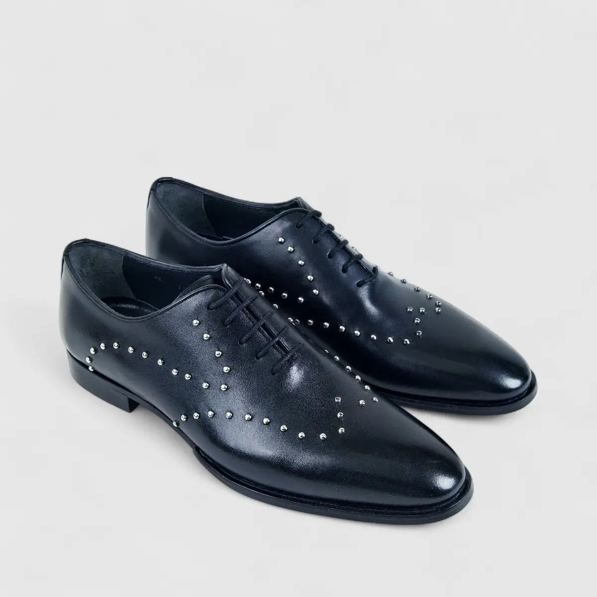 Bulletti Dress Oxfords Studs Black 123-88 BC12 Oxfords | familyshoecentre