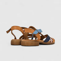 Dimato Ladies Leather Comfort Sandal 002.7029-1 Multi DS234