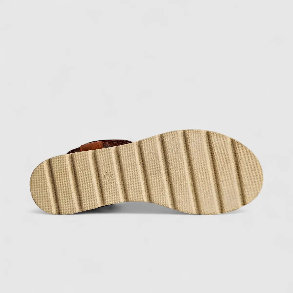 Dimato Ladies Leather Comfort Sandal 002.8451 Tan DS228
