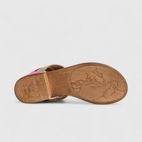 Dimato Ladies Leather Comfort Sandal 002.8548 Multi DS232