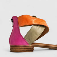 Dimato Ladies Leather Comfort Sandal 002.8548 Multi DS232