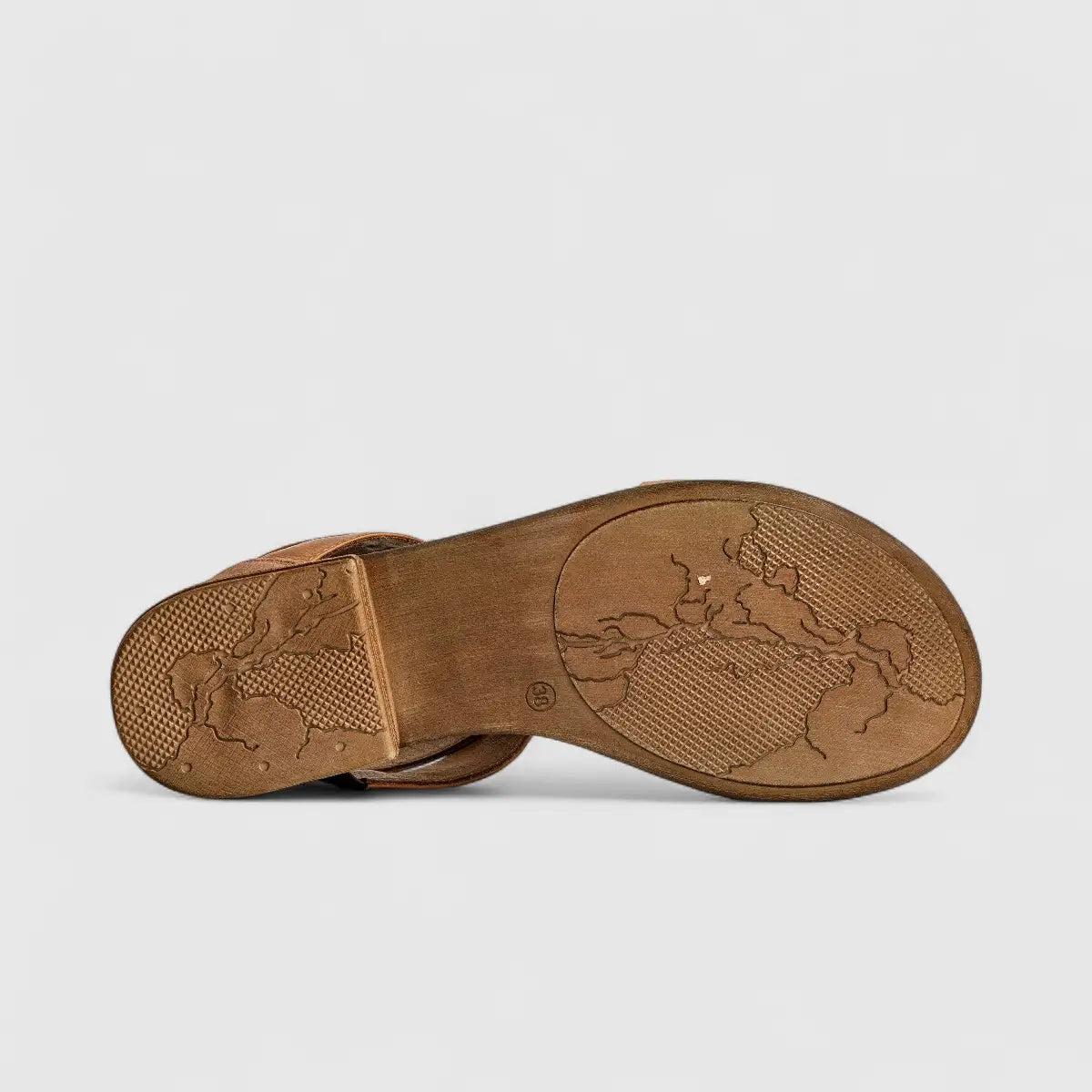 Dimato Ladies Leather Comfort Sandal 002.8548 Tan DS231