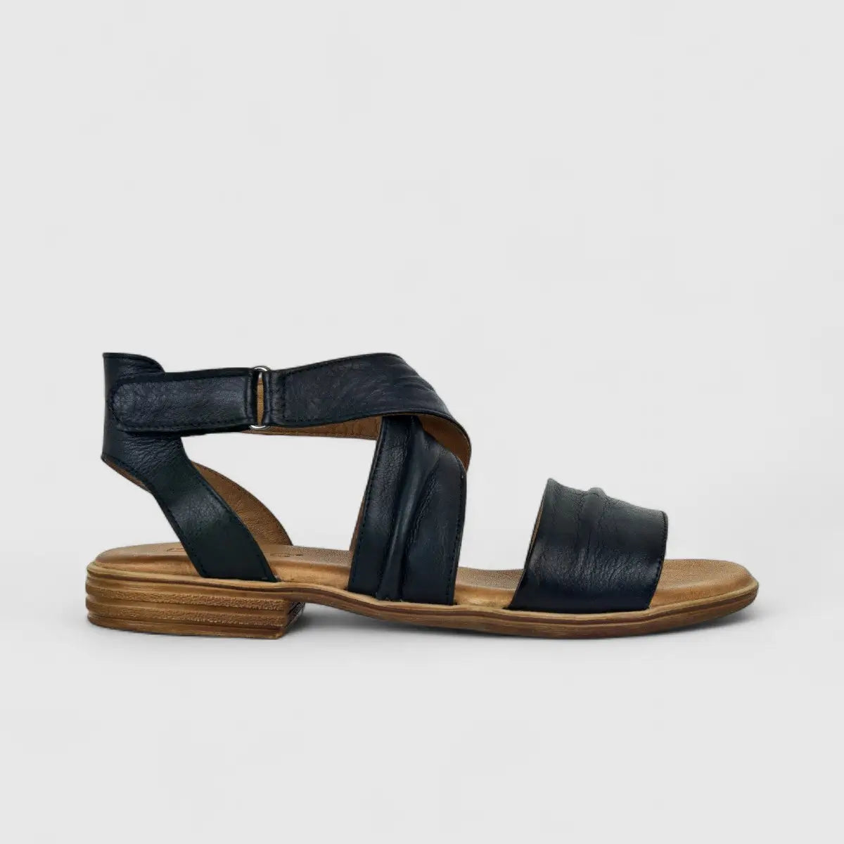 Dimato Ladies Leather Comfort Sandal 002.8617 Black DS233