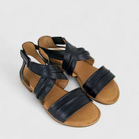 Dimato Ladies Leather Comfort Sandal 002.8617 Black DS233