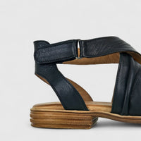 Dimato Ladies Leather Comfort Sandal 002.8617 Black DS233