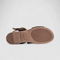 Dimato Ladies Leather Comfort Sandal 080.24495 Black DS217