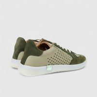 Dimato Ladies Leather Comfort Sneaker 130.2007 White/Green  DS241